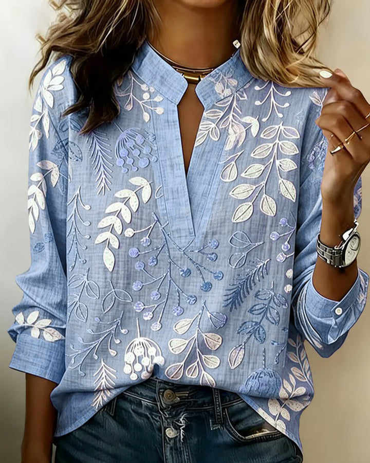 Brielle | Soft Touch Floral Blouse