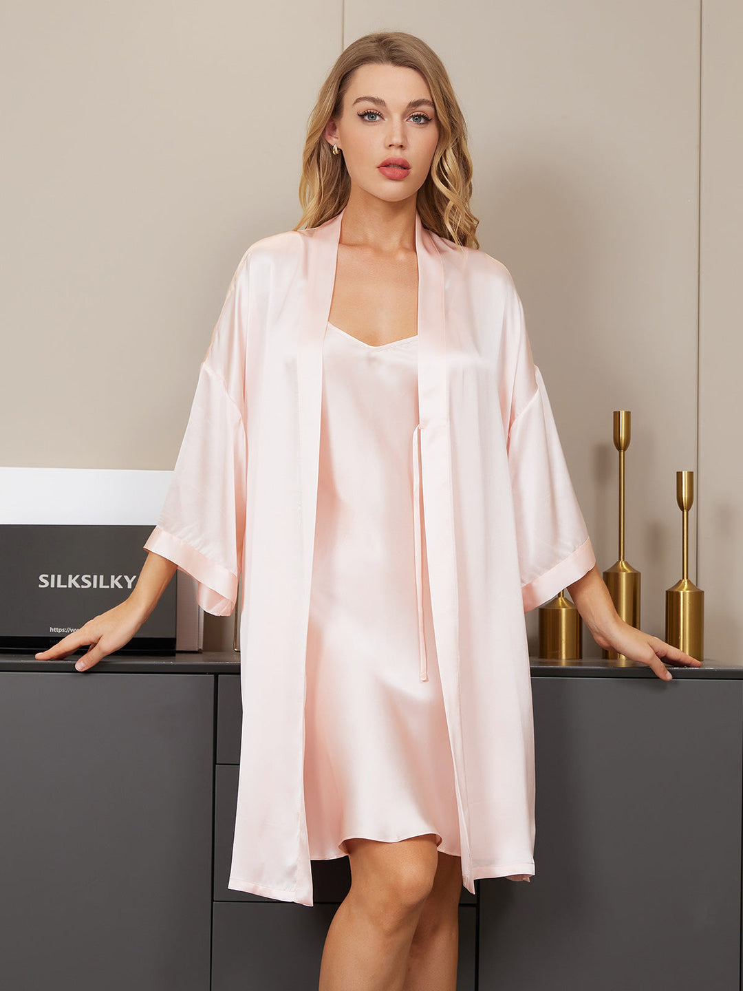 Bianca | Luxe Kimono Robe