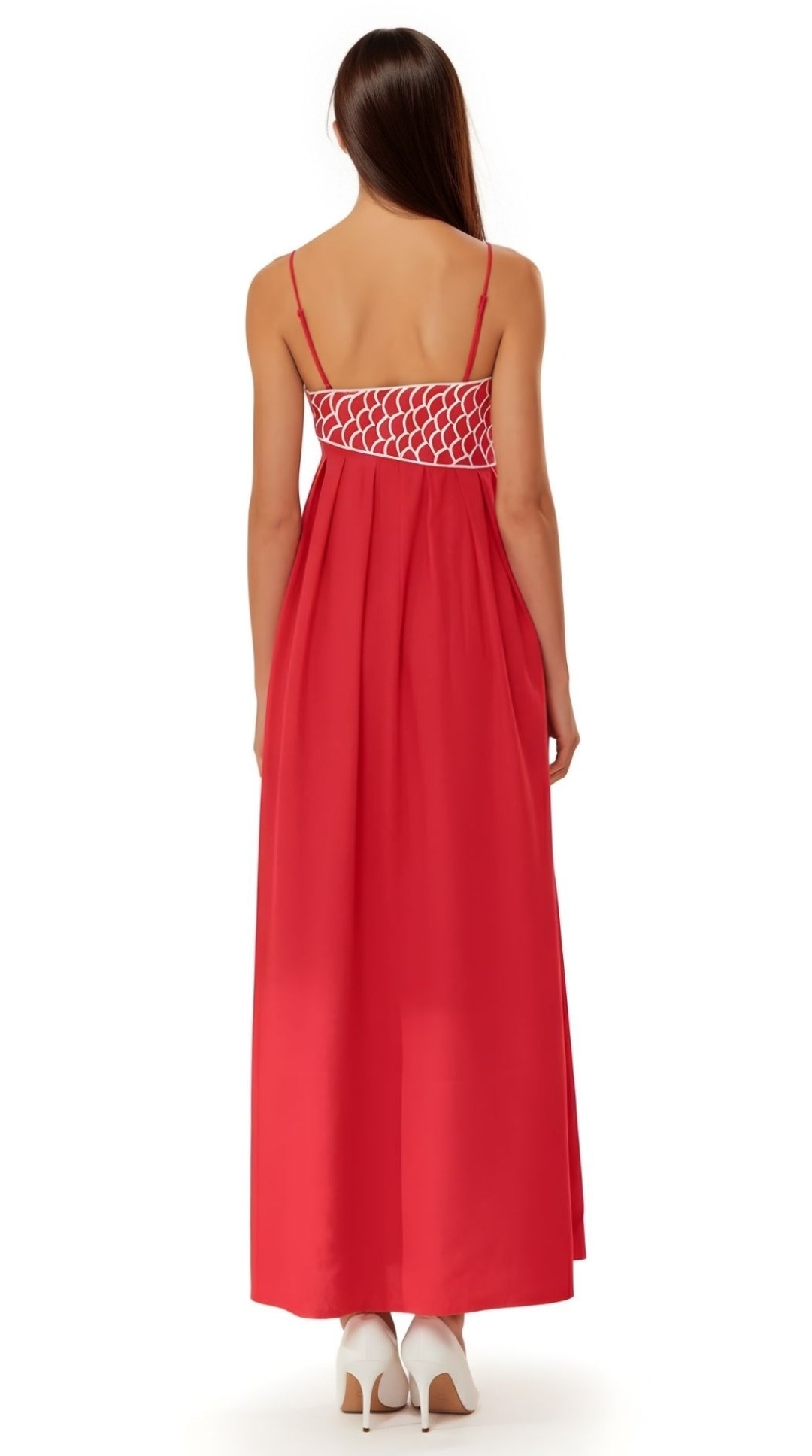 Ember Embroidered Bodice Maxi Dress