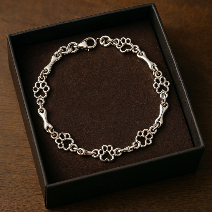 Liora™ | Bracelet with Paw and Bone Charms