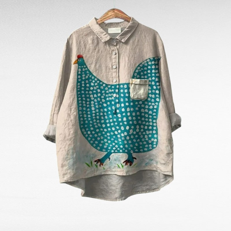 Mireva - Elegant Vintage Blouse