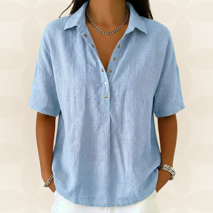 Sorcha | The Collared Button Blouse