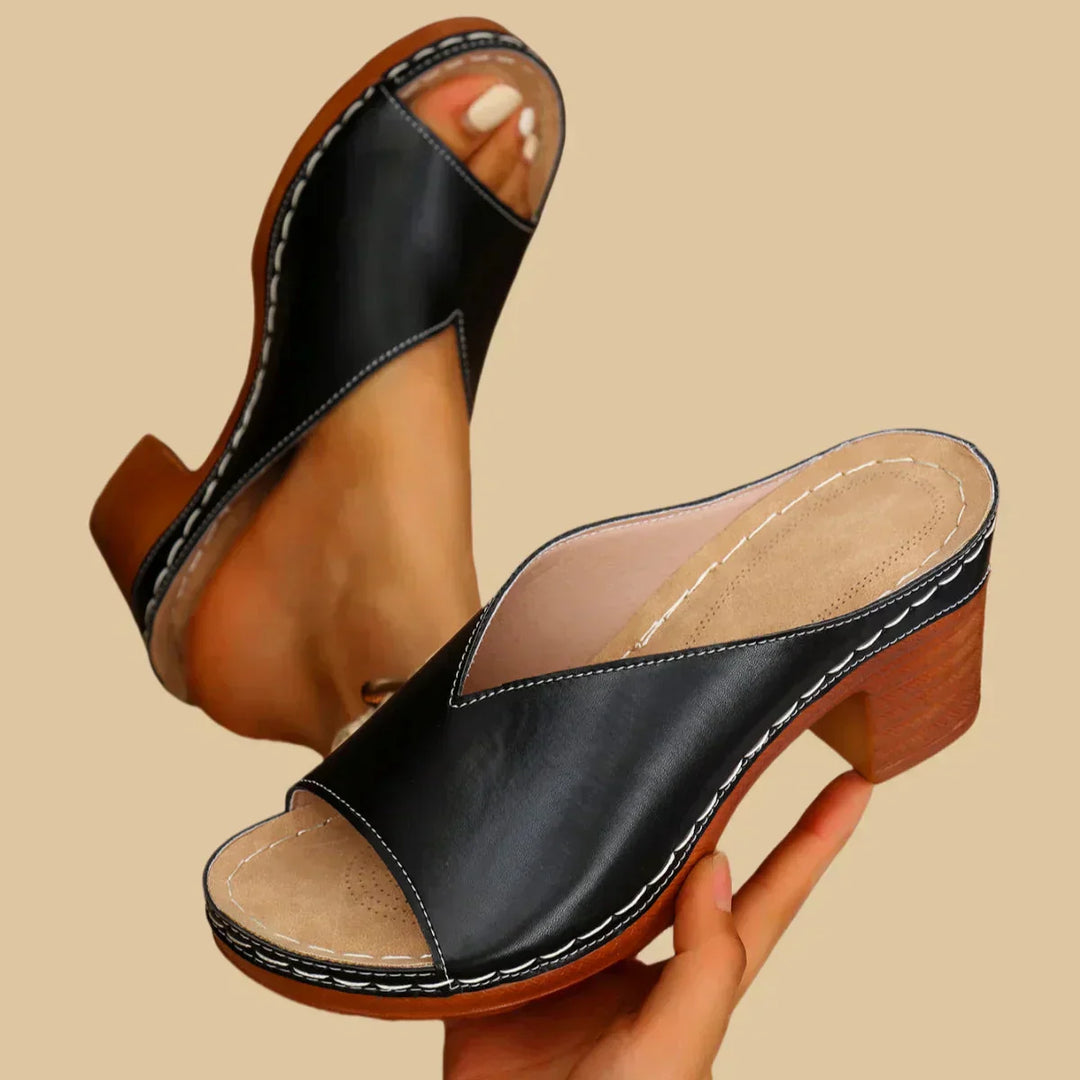 Quinn | Thick Heel Comfort Sandals