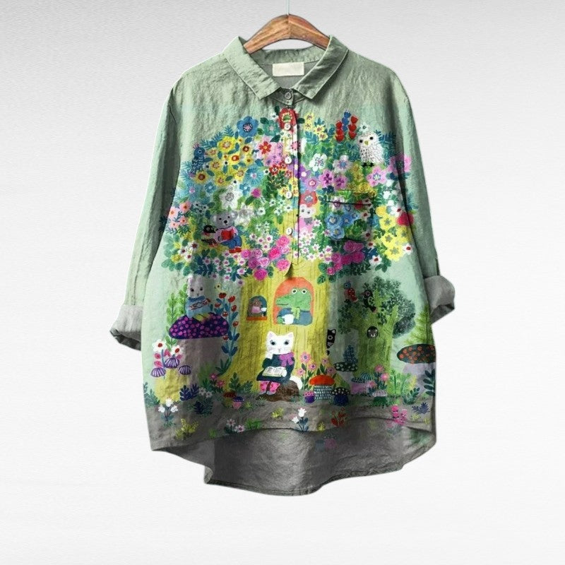 Mireva - Elegant Vintage Blouse