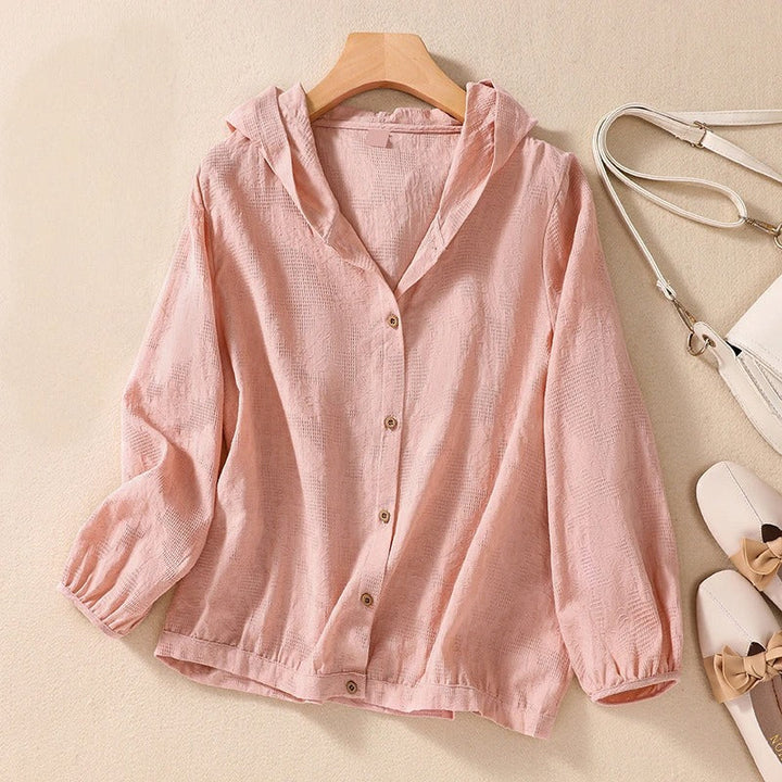 Mia™ | Relaxed Hooded Shirt