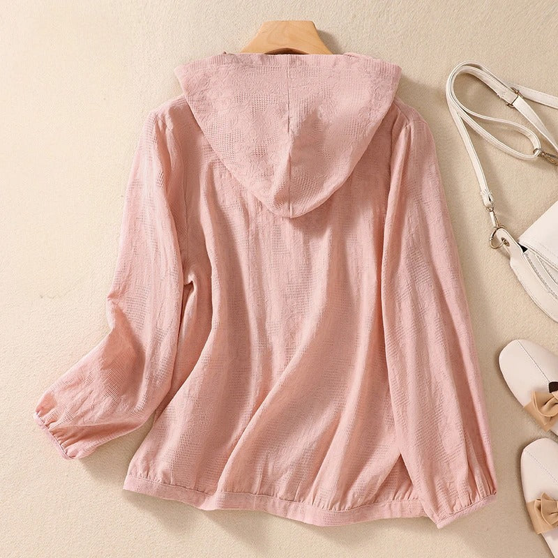 Mia™ | Relaxed Hooded Shirt
