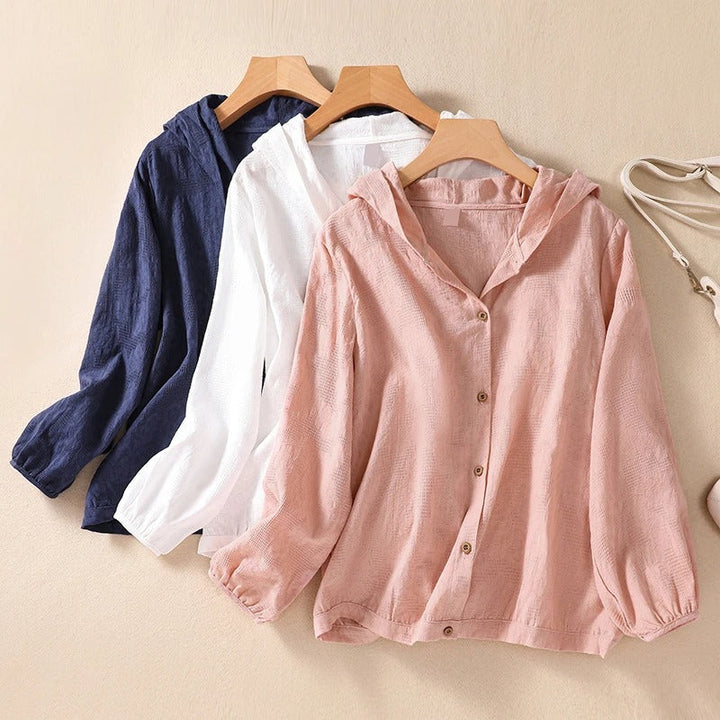 Mia™ | Relaxed Hooded Shirt