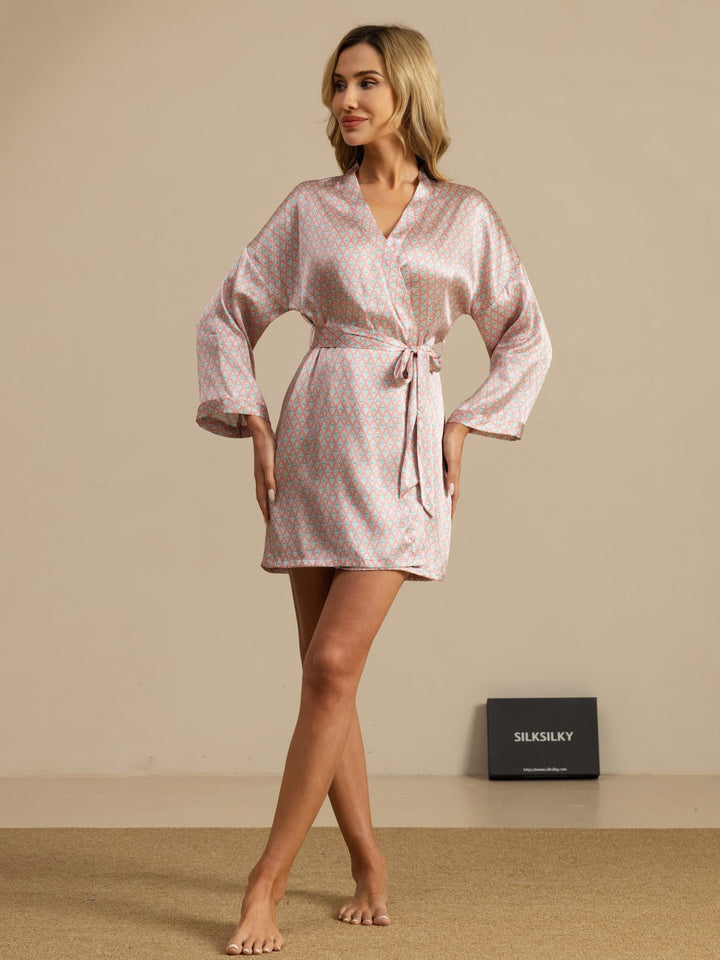 Luna | Short Silk Nightgown