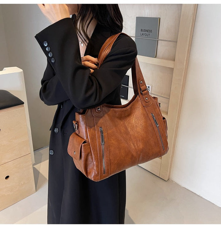 Noemie | Classic Leather Tote