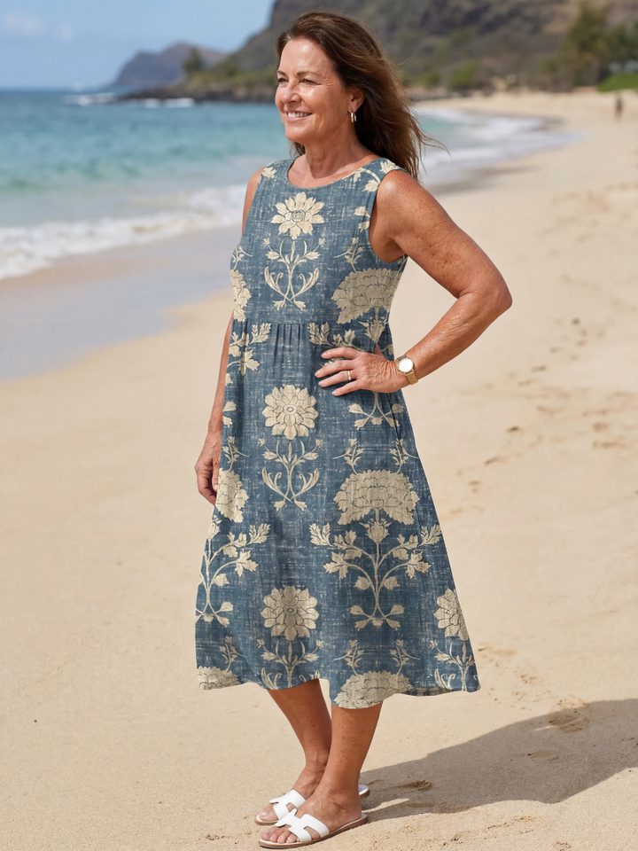 Kailo | Casual Floral Midi Dress