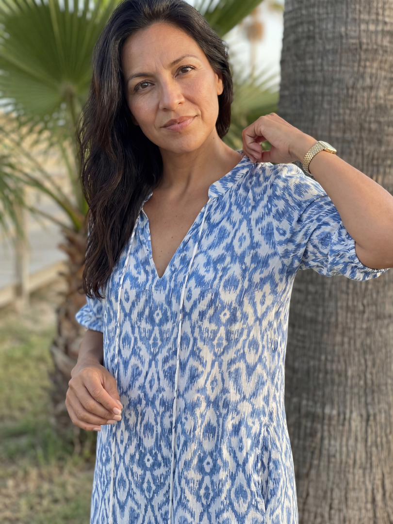 Jonah | Geometric Midi Dress