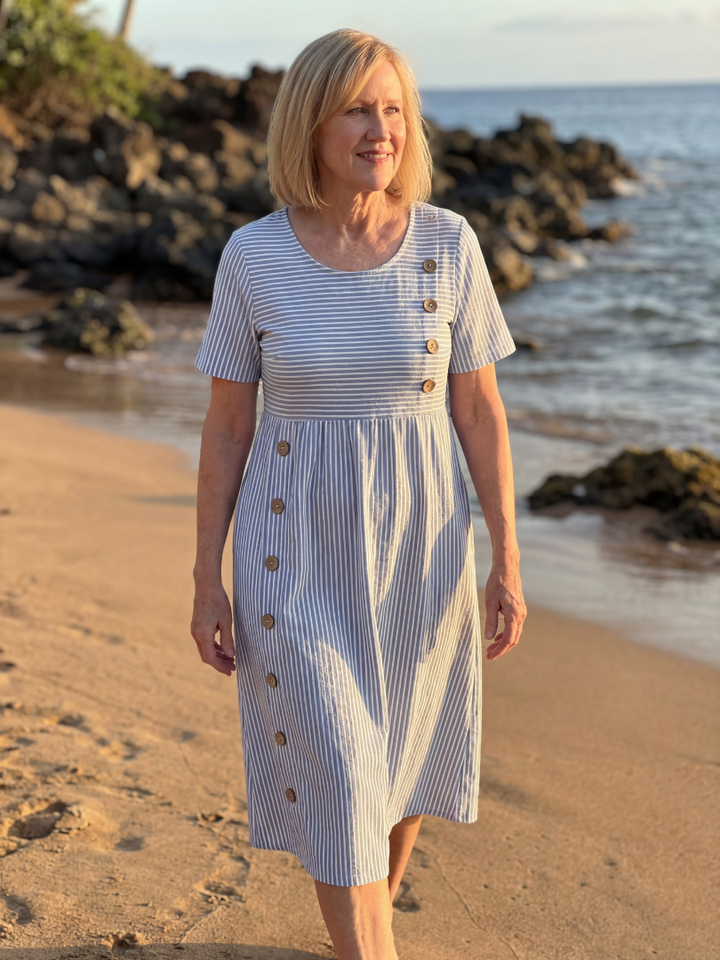 Anela | Casual Midi Dress