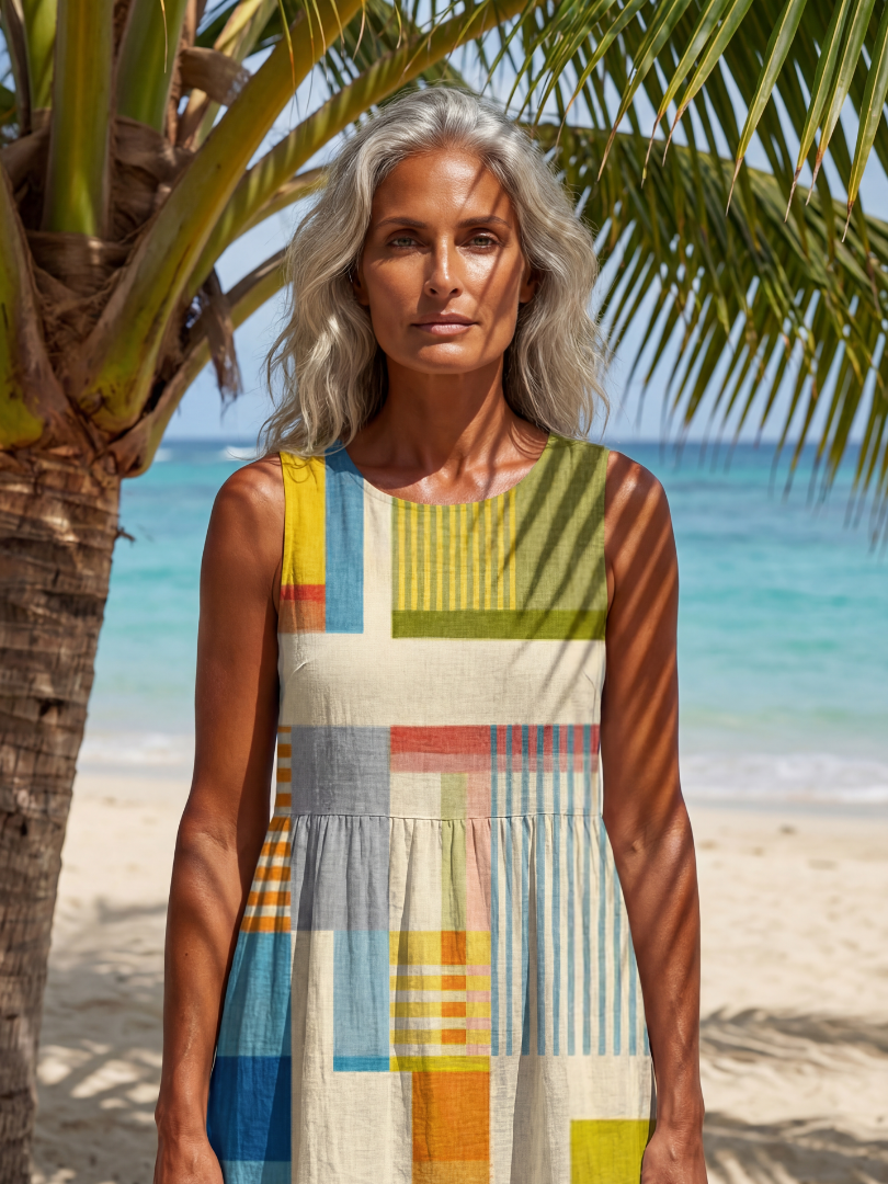 Esme | Casual Colorful Midi Dress