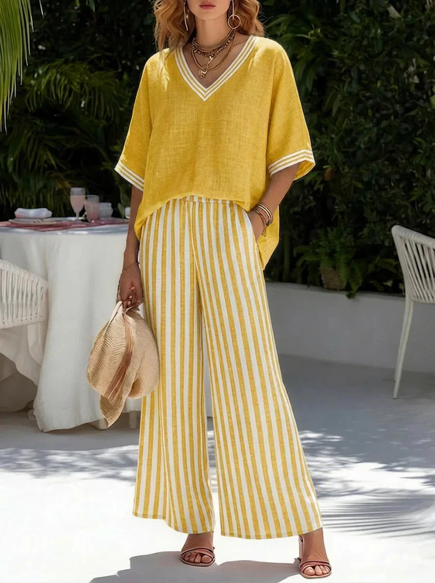 Sienna™ | Relaxed Striped Two-Piece Set
