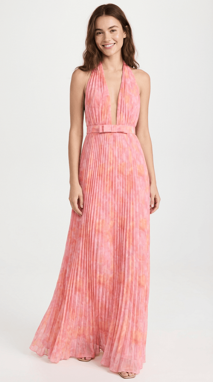 Elora Pink Maxi Dress