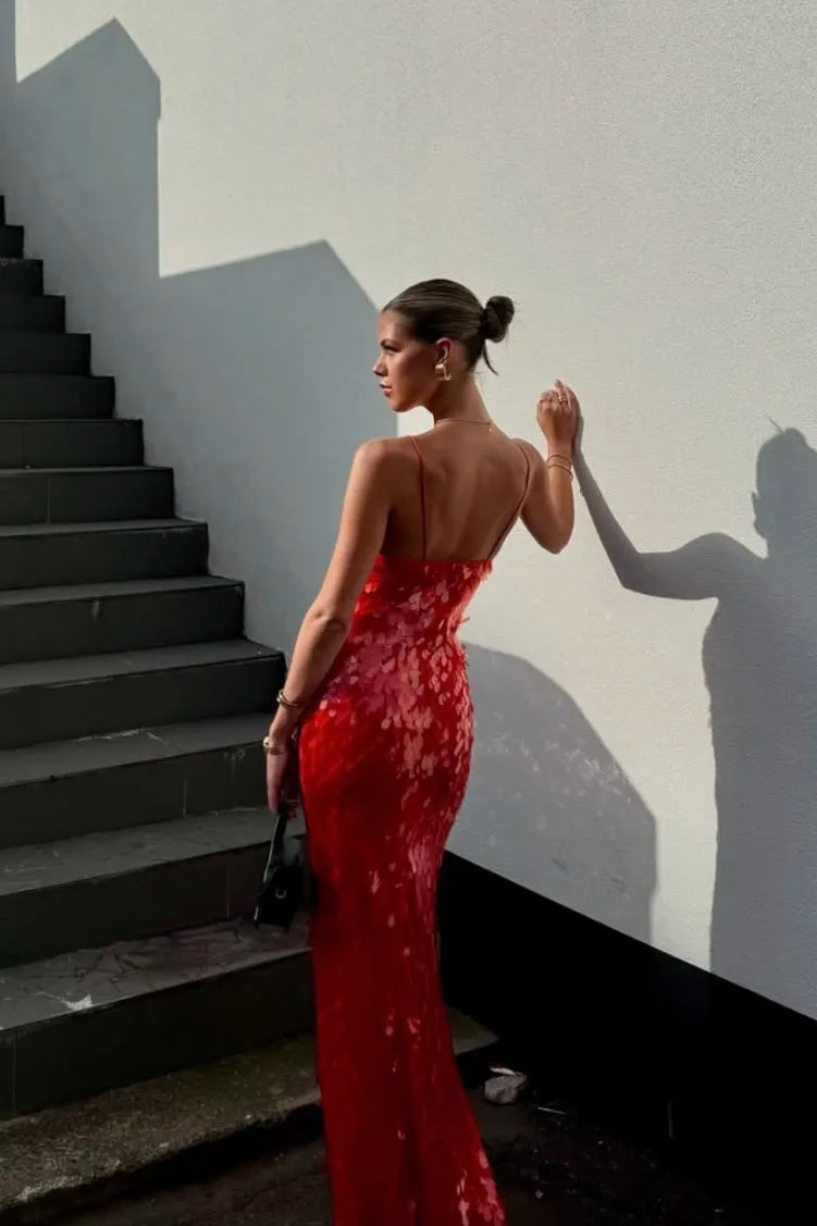 Holly™ | Women's Wedding Guest Sequin Backless Dress
