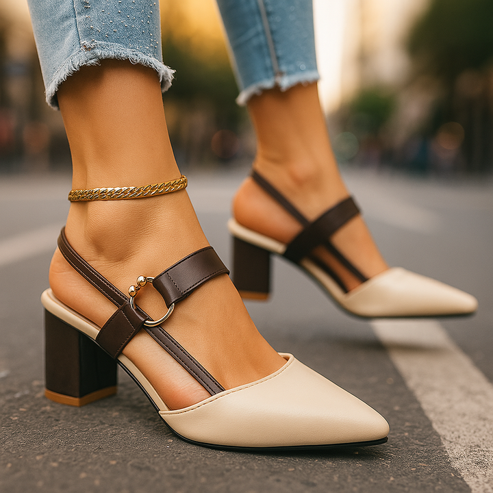 Pippa | Ring-Detail Heels