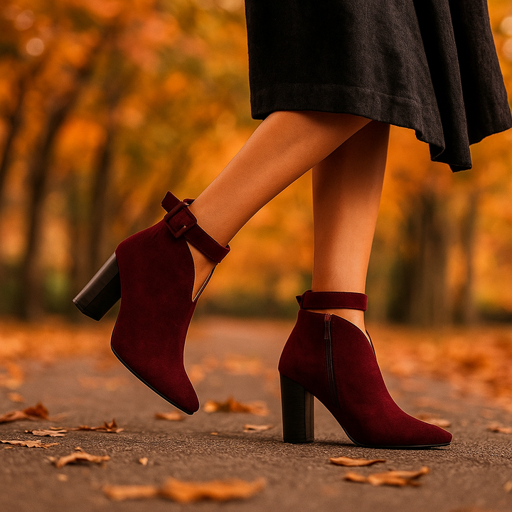 Eloise | Buckle Ankle Boots