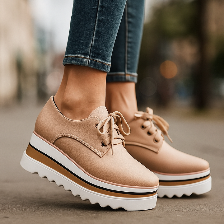 Sloane | Soft-Tone Platform Sneakers