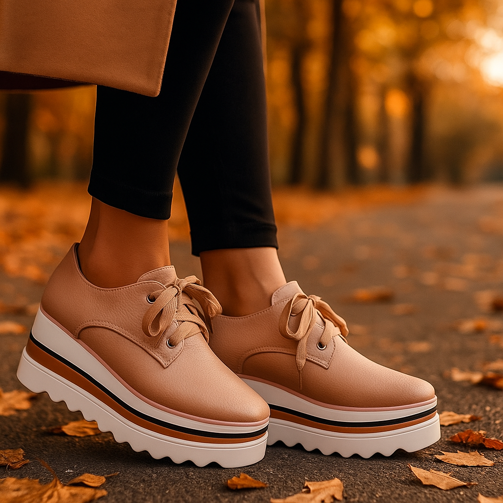 Sloane | Soft-Tone Platform Sneakers