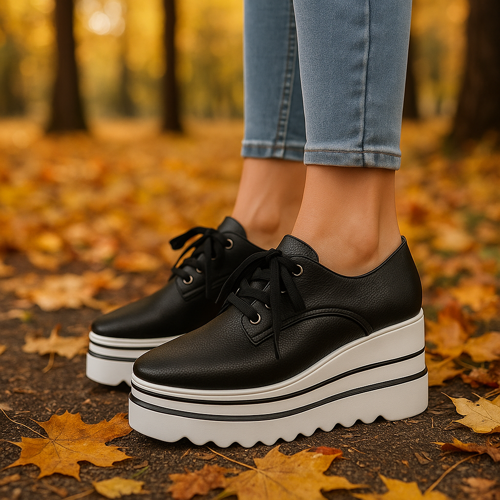 Sloane | Soft-Tone Platform Sneakers