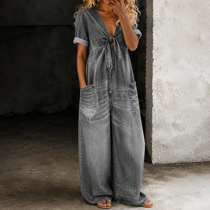 Thina | Denim Easy Playsuit