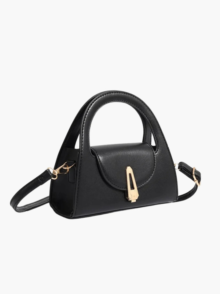 Dagmar | Modern Black Mini Satchel Bag