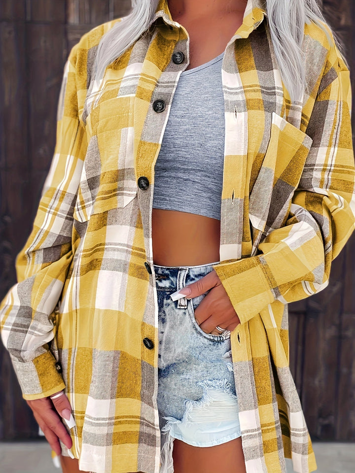 Bronte | Long Sleeve Gingham Shirt