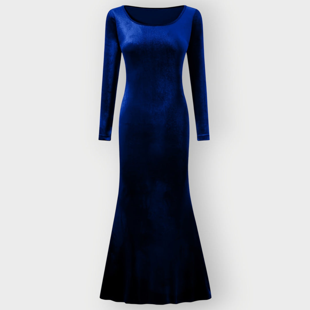 Kryenna | Luxe Evening Silhouette Velvet Gown