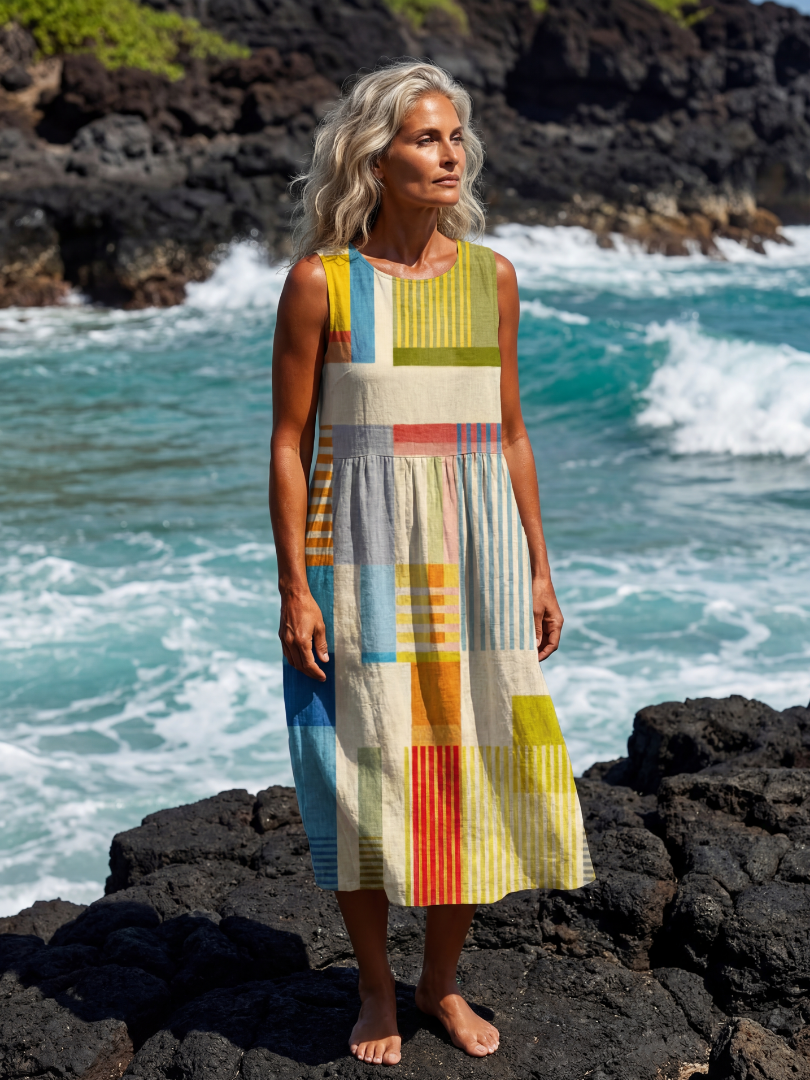 Esme | Casual Colorful Midi Dress