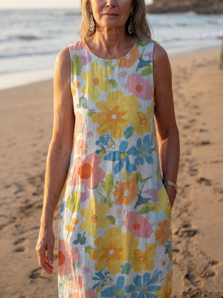 Talia | Textured Midi Dress