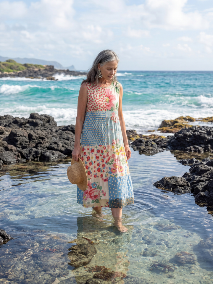 Kira | Casual Floral Midi Dress