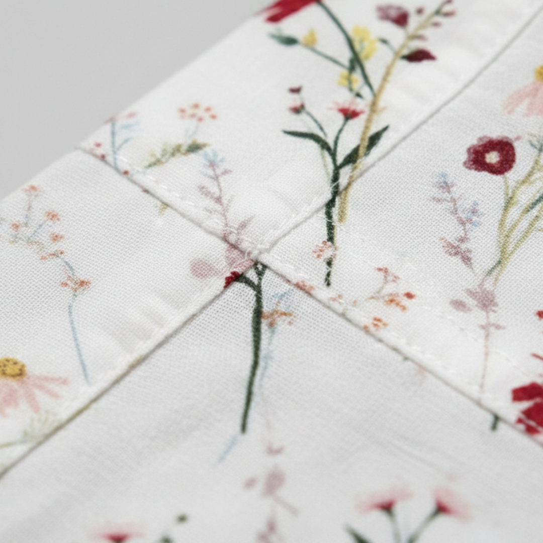Floral Midi Dress Short Sleeve Pocket Women