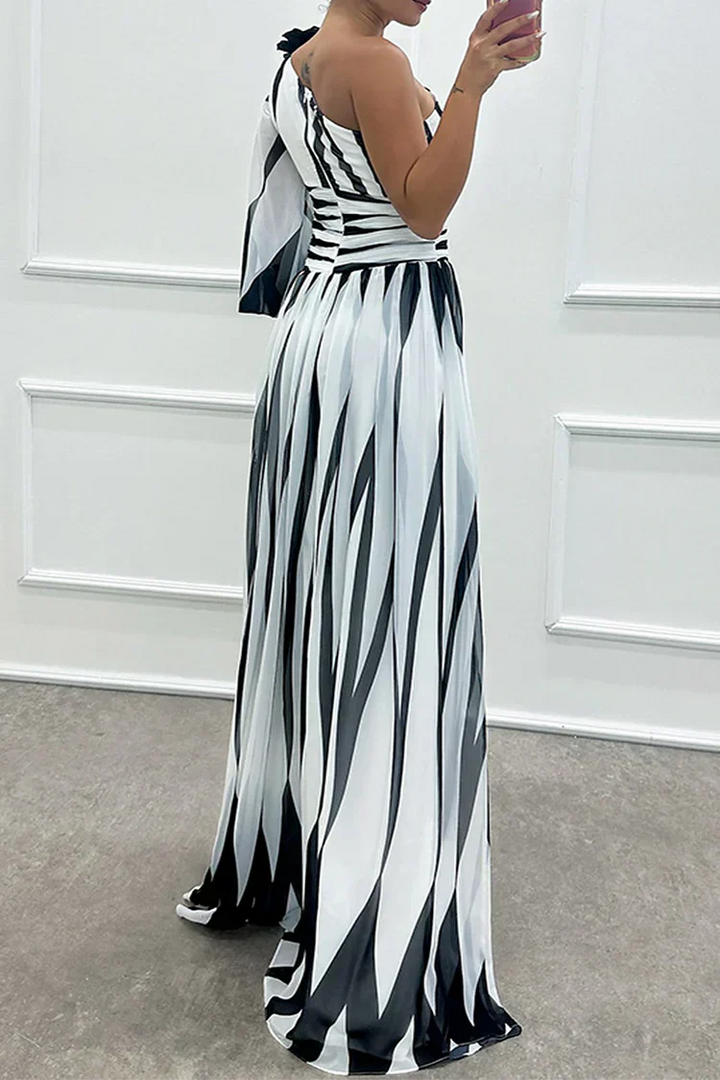 Cordelia™ | Women's Wedding Guest One Shoulder Asymmetric Maxi Dress