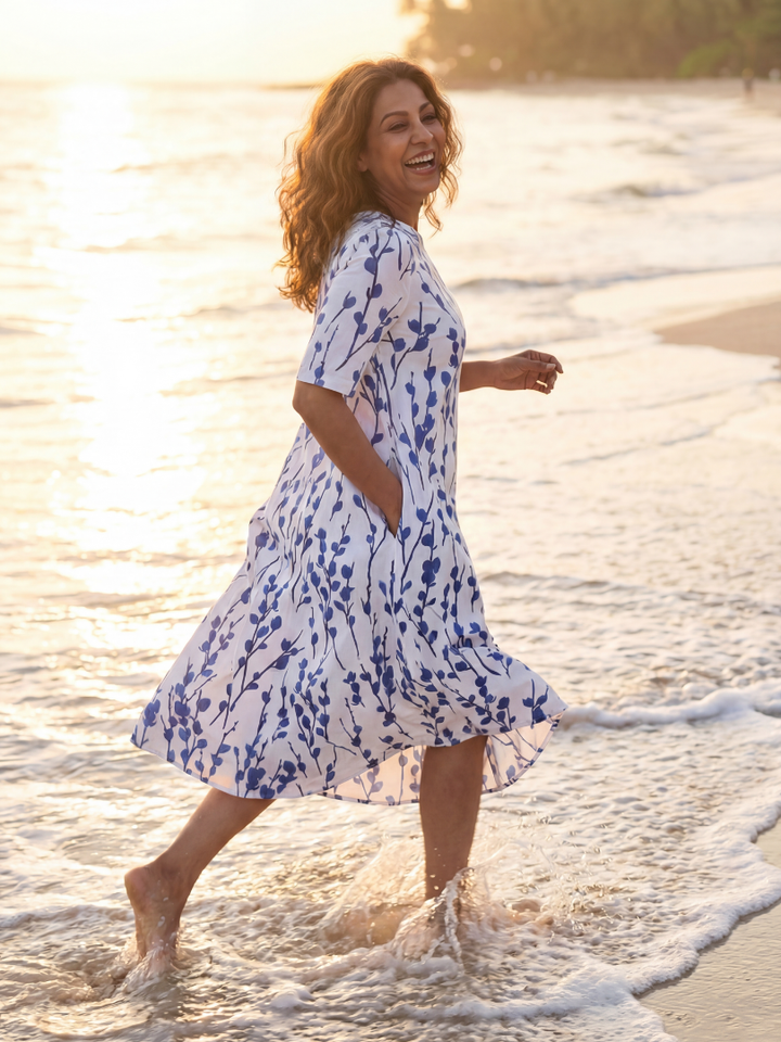 Miles | Casual Floral Midi Dress