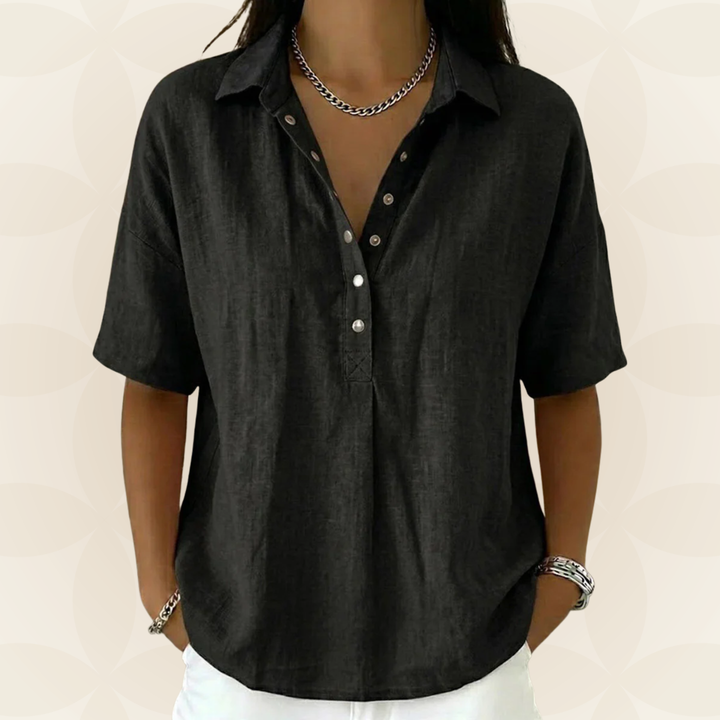 Ismay | The Collared Button Blouse