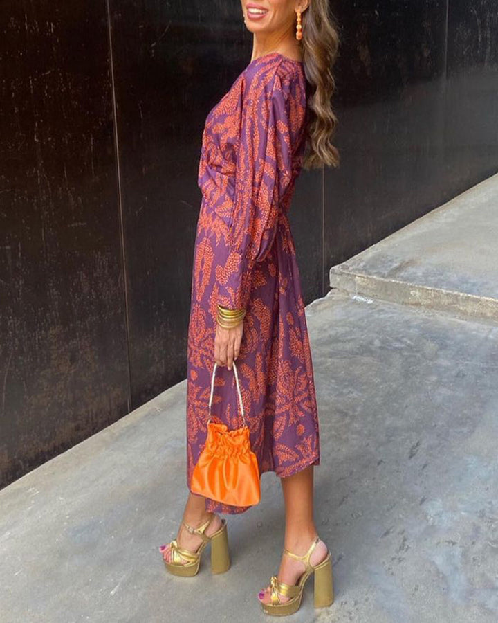 Milla | Floral Elegance Midi Dress