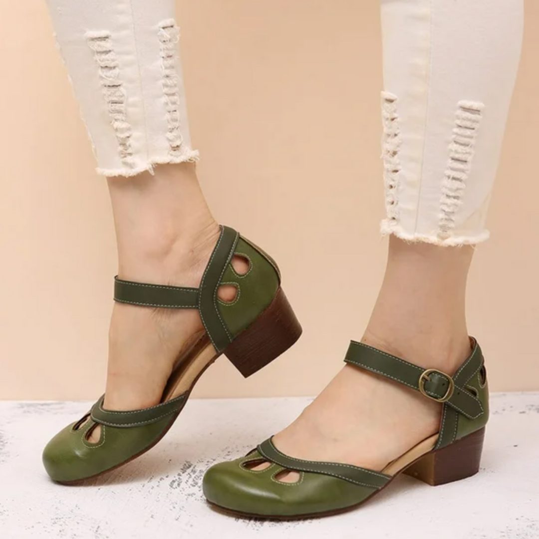 Pearl | Low Heel Comfort Sandals