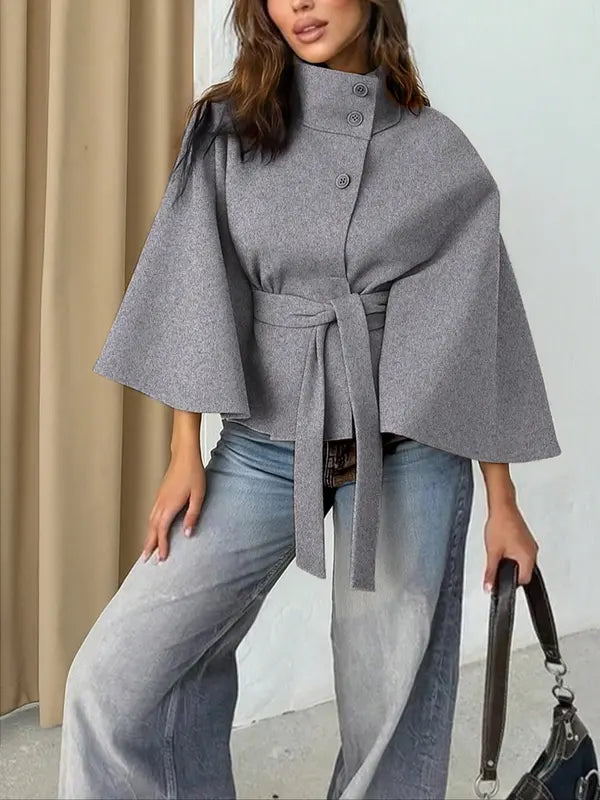 Thelma | Front Buckle Belted Coat