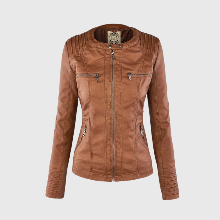Kendra™ | Stylish Leather Jacket