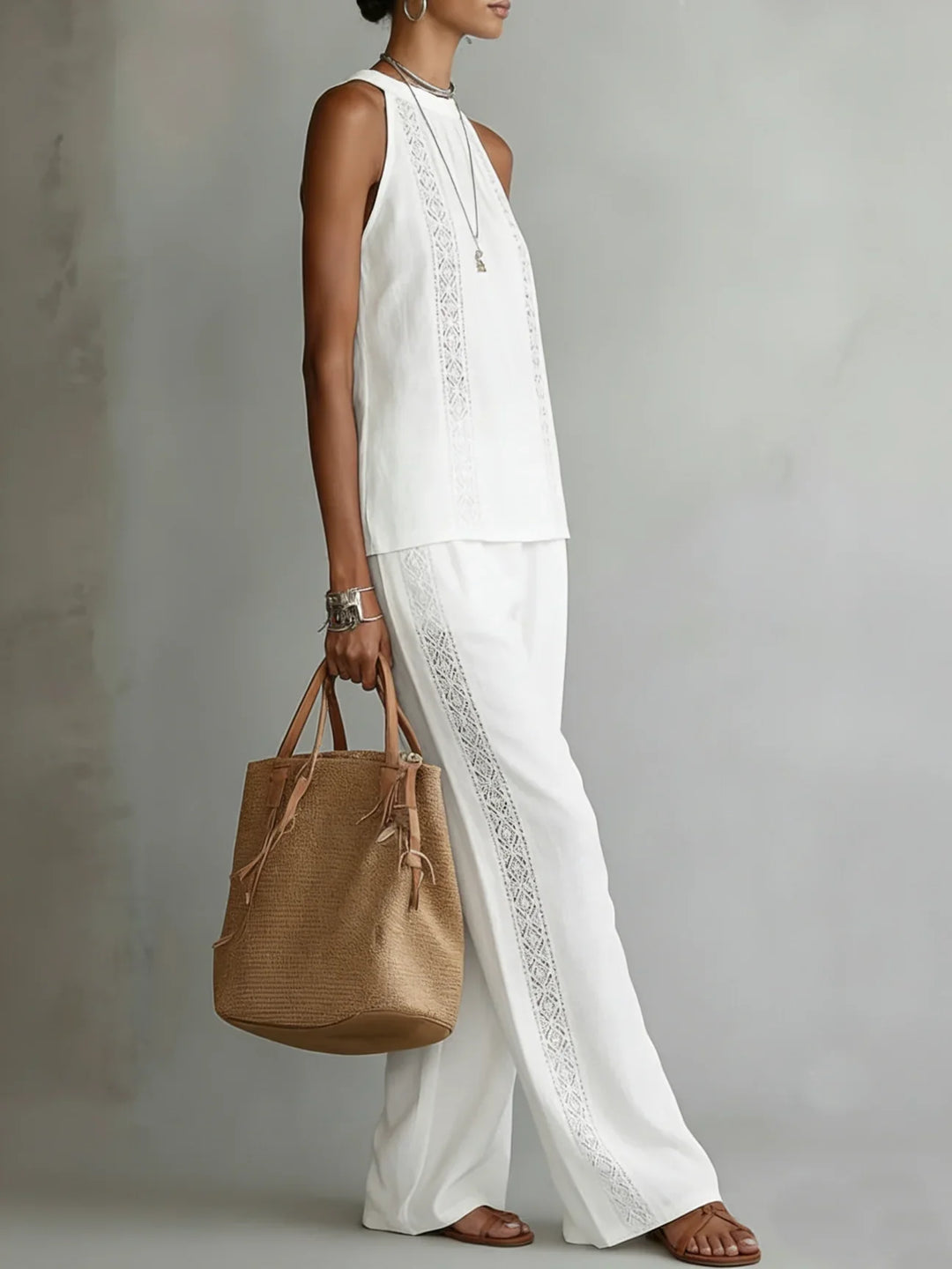 Camilla™ | Elegant Halter Two-Piece Set