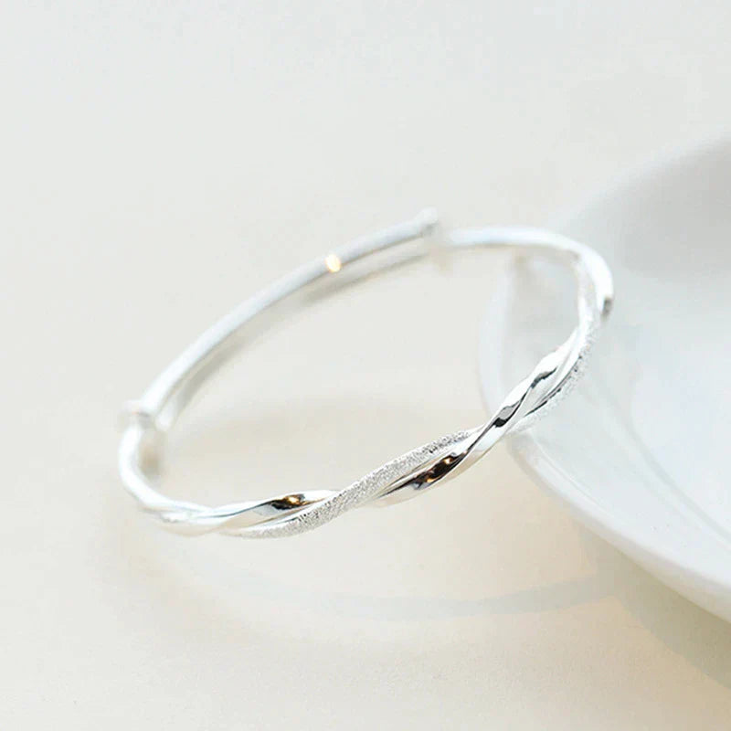 Braided Silver Bracelet