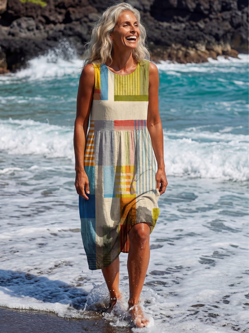 Esme | Casual Colorful Midi Dress