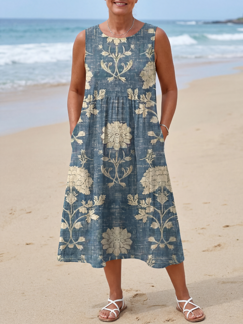 Kailo | Casual Floral Midi Dress