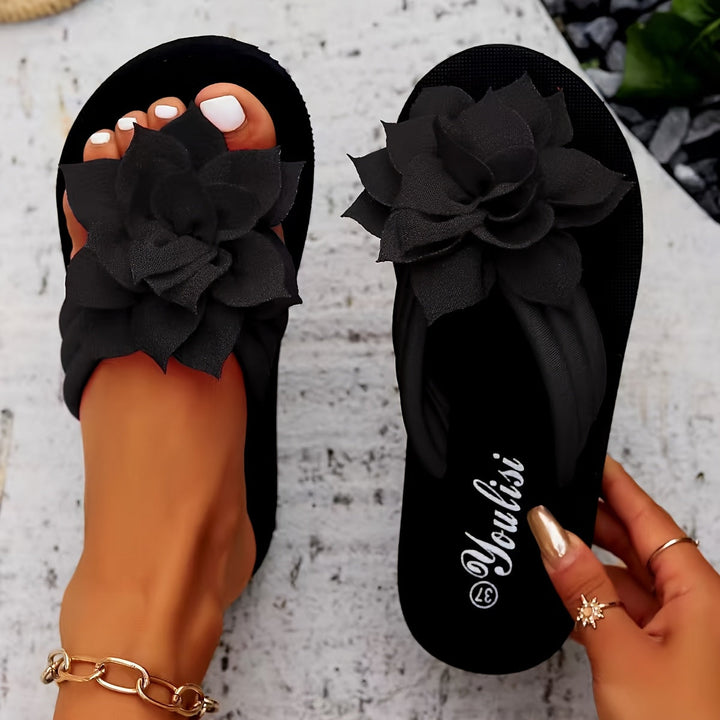 Livia™ | Elegant Flower Sandals
