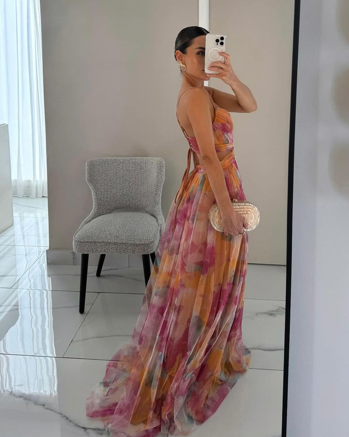 Harper | Floral Print Maxi Dress
