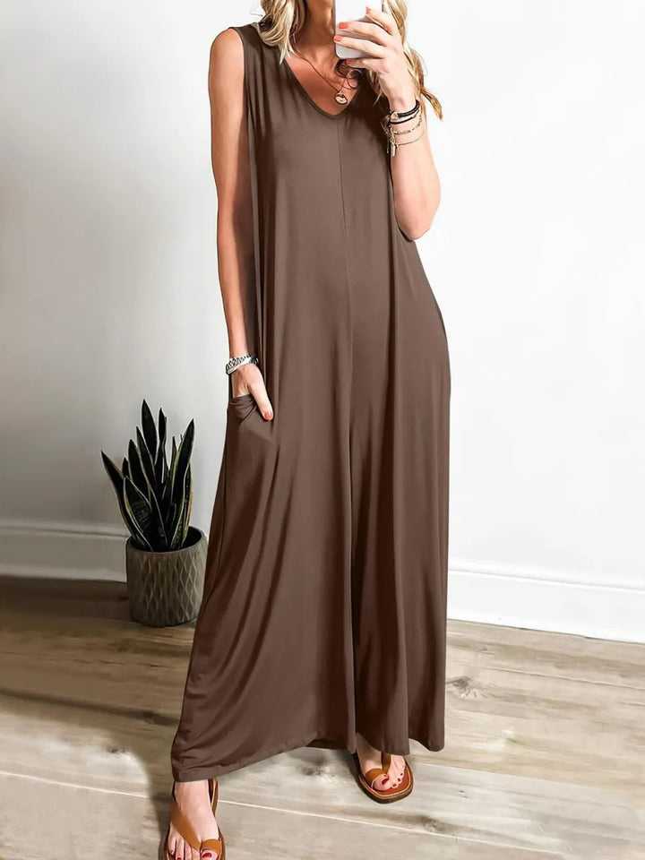 Nella™ | Comfy V-Neck Jumpsuit