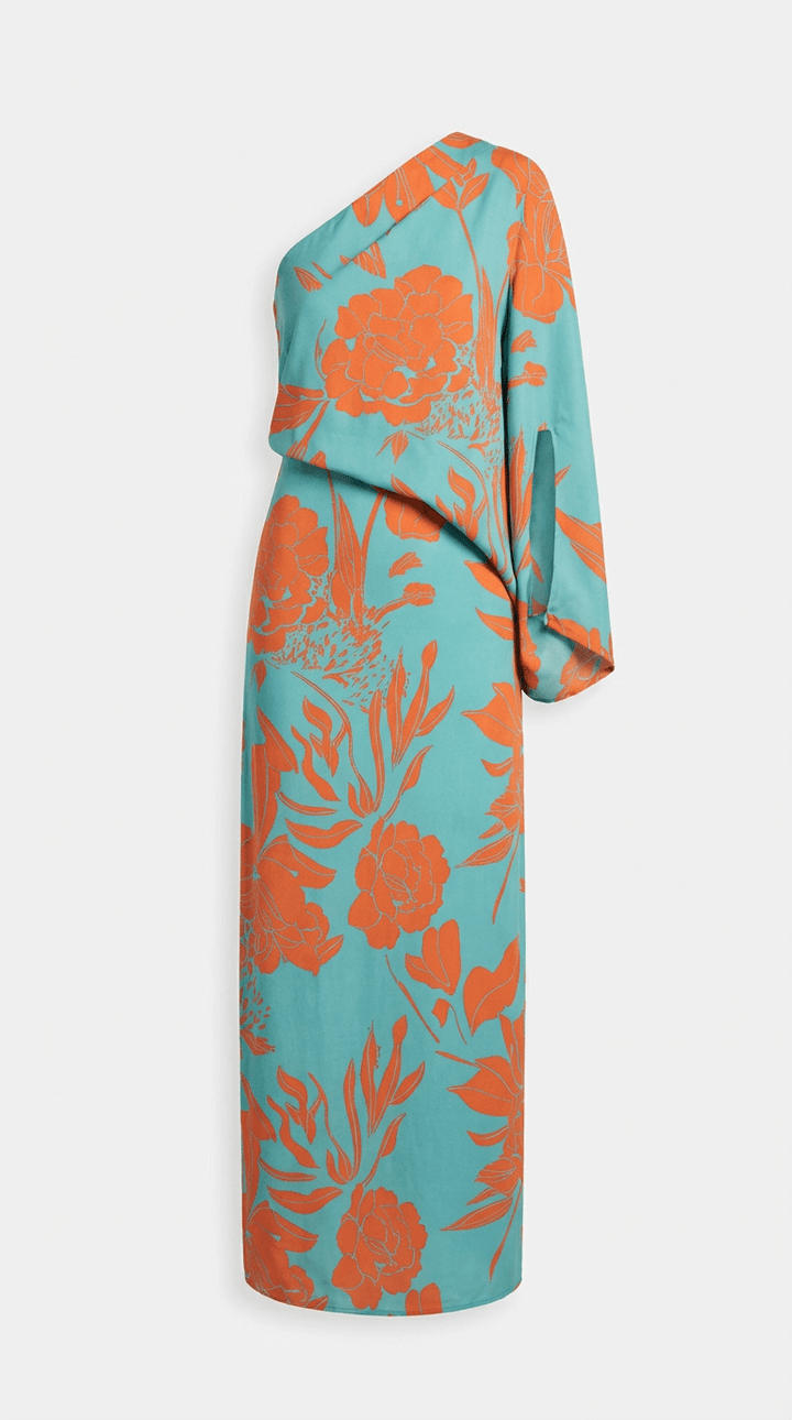 Rosie One-Shoulder Printed Maxi Dress