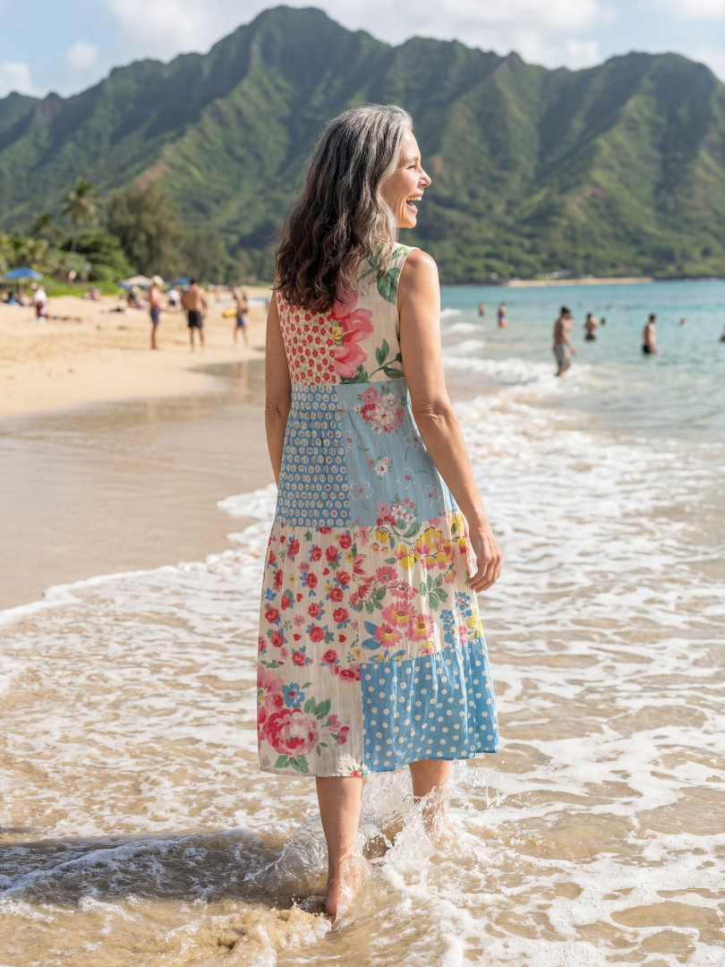 Kira | Casual Floral Midi Dress