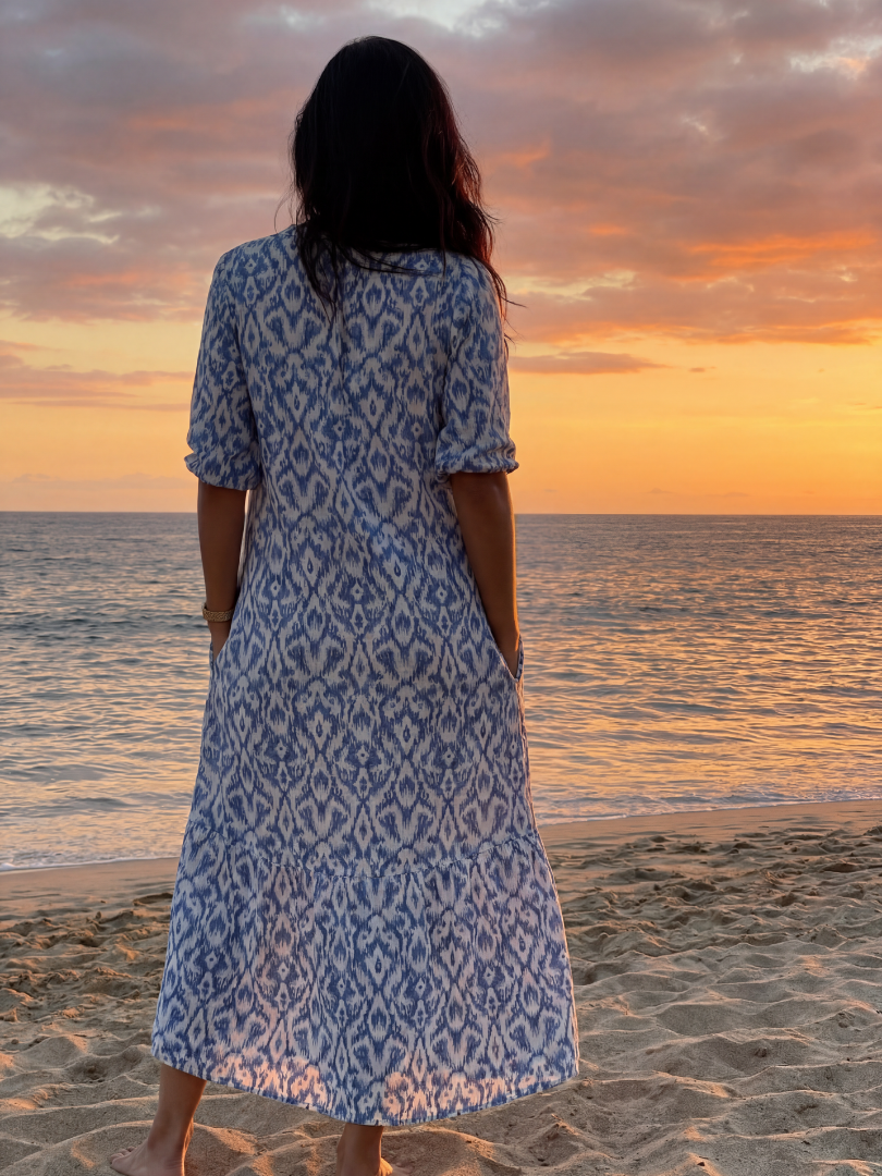 Jonah | Geometric Midi Dress